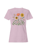 Aesthetic Floral Graphic Women's T-shirt