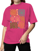 Retro Floral Pattern Art Women's T-shirt