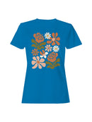 Retro Floral Wall Art Women's T-shirt