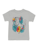 Floral Horse Wall Art Print Youth's T-shirt