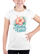 Aloha Vibes Tropical Youth's T-shirt