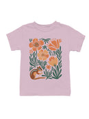 Floral Squirrel Art Print Youth's T-shirt