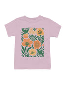 Floral Bird Design Print Youth's T-shirt