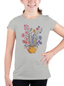 Floral Bouquet Vintage Art Youth's T-shirt
