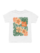 Tropical Floral Art Print Youth's T-shirt