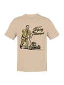 Lawn Mower Retro Graphic Men's T-shirt