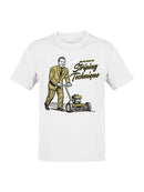 Lawn Mower Retro Graphic Men's T-shirt