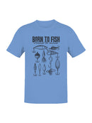Fishing Lovers Graphic Men's T-shirt