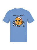 Officially Licensed Sad Nuggie Wash, Cry, Repeat Men's T-shirt