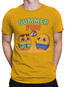 Officially Licensed Sad Nuggie Fun Summer Cartoon Men's T-shirt