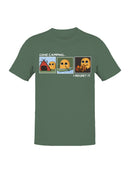 Officially Licensed Sad Nuggie Camping Men's T-shirt