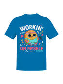 Officially Licensed Sad Nuggie Working on Myself Men's T-shirt