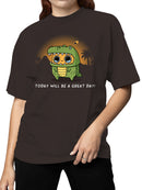 Officially Licensed Sad Nuggie Dino Costume Women's T-shirt