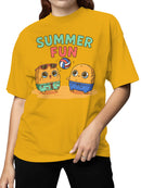 Officially Licensed Sad Nuggie Fun Summer Cartoon Women's T-shirt