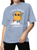 Officially Licensed Sad Nuggie Loud & Proud Women's T-shirt