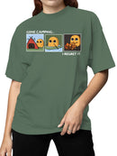 Officially Licensed Sad Nuggie Camping Women's T-shirt