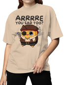 Officially Licensed Sad Nuggie Pirate Women's T-shirt
