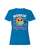 Officially Licensed Sad Nuggie Working on Myself Women's T-shirt