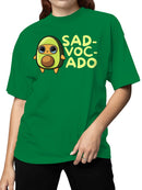 Officially Licensed Sad Nuggie Sadvocado Women's T-shirt