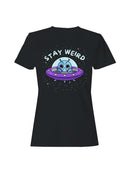 Officially Licensed Sad Nuggie Alien Spaceship Sad Nuggie Women's T-shirt