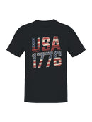 USA 1776 Vintage Flag  Men's T-shirt