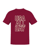 USA All Day Graphic Men's T-shirt