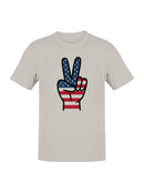 Patriotic Peace Symbol Men's T-shirt