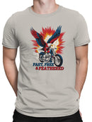 Eagle Motorcycle Art Men's T-shirt