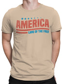 USA Land of the Free Men's T-shirt