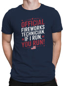 Fireworks Tech Graphic Men's T-shirt
