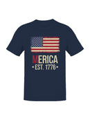 Vintage USA Merica Flag  Men's T-shirt