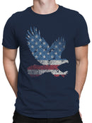 Patriotic USA Eagle  Men's T-shirt