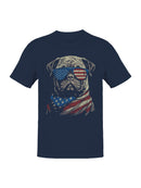 Patriotic Bulldog Men's T-shirt