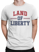 Patriotic "Land of Liberty" Men's T-shirt