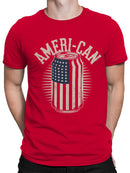Patriotic Soda Can Men's T-shirt