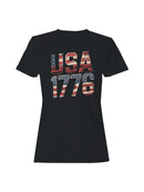 USA 1776 Vintage Flag  Women's T-shirt