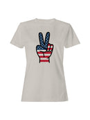 Patriotic Peace Symbol Women's T-shirt