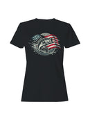 Patriotic Bass Fishing Women's T-shirt