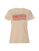 USA Land of the Free Women's T-shirt