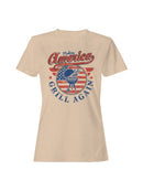 America Patriotic BBQ  Women's T-shirt