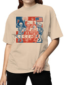 Patriotic Skeletons Women's T-shirt