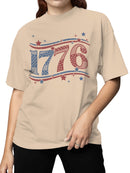 Vintage 1776 Patriotic USA Women's T-shirt
