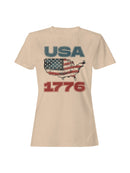 USA Map 1776 Women's T-shirt