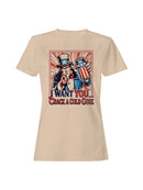 I want U Patriotic Can Women's T-shirt