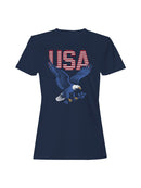 Bold USA Eagle Graphic Women's T-shirt