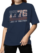 American Patriotic 1776 design Women's T-shirt