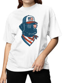 The Patriotic Dog Women's T-shirt