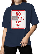 No king Sign Overlay Women's T-shirt