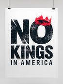 No Kings in America Graphic UN Poster