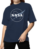 Officially Licensed NASA Logo Vintage Women's T-shirt